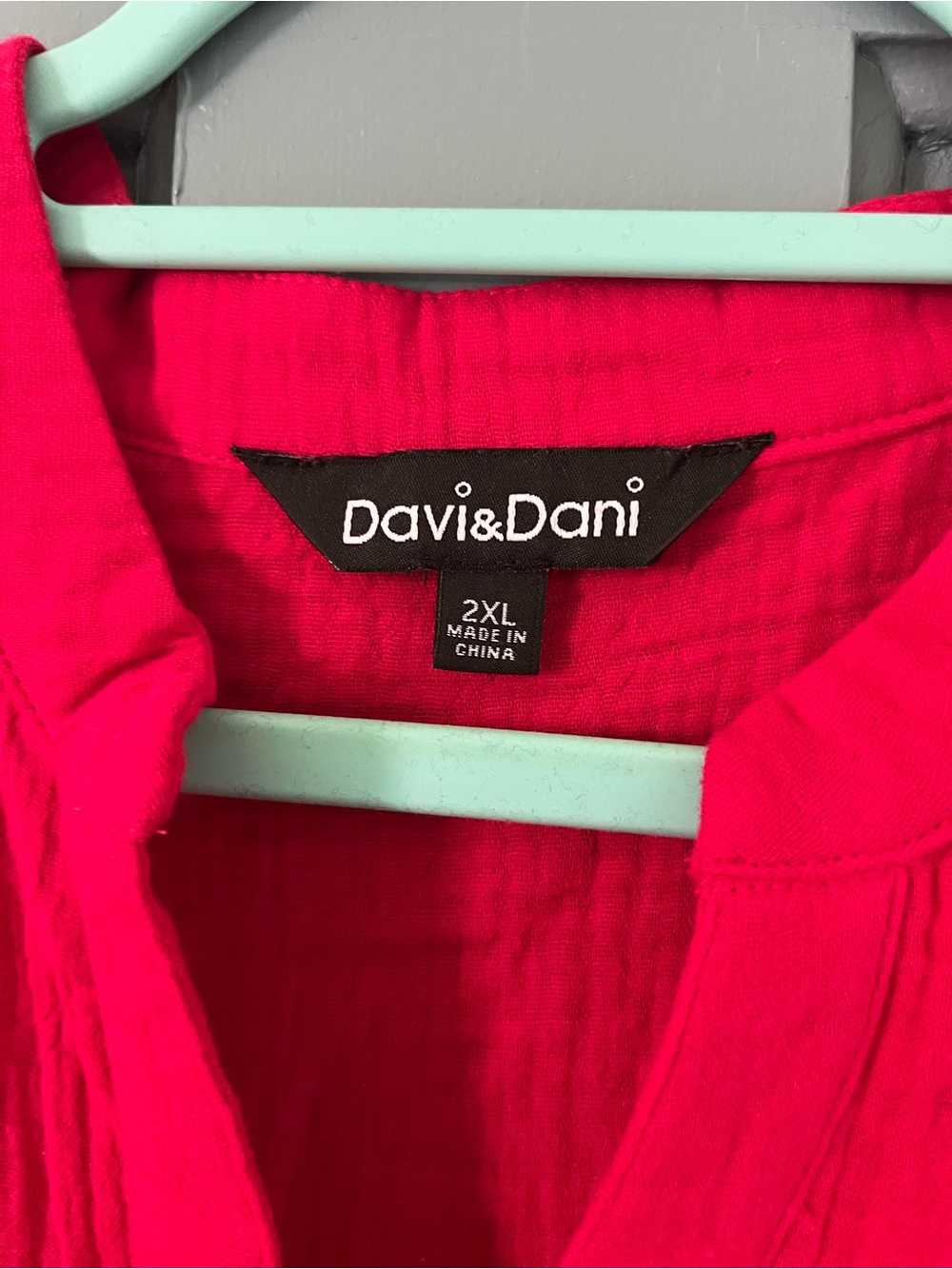 DAVI & DANI Fuchsia V-Neck Tiered Maxi Dress, NWOT - Picture 3 of 3